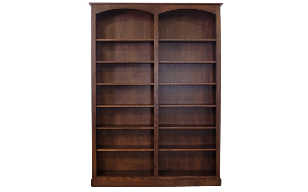 Oak Double Bookcase