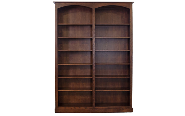 Oak Double Bookcase