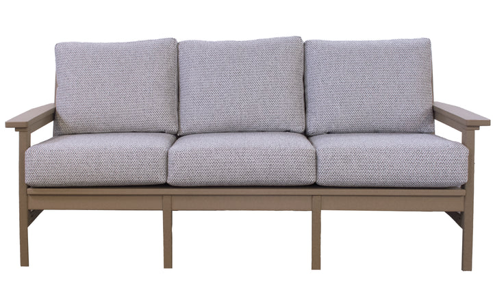 Outdoor CushionedSofa - Weatherwood & Tropicana Granite
