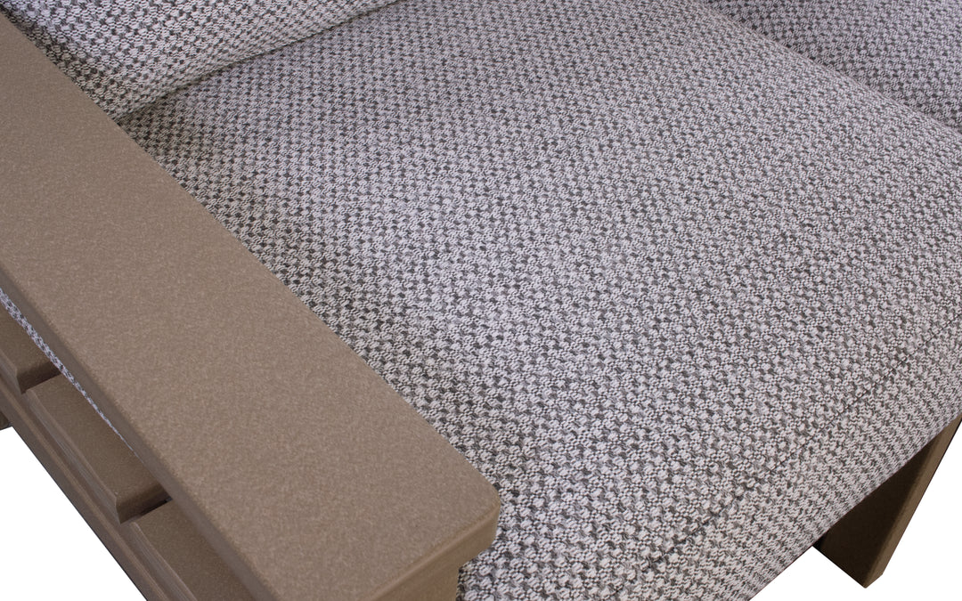 Outdoor CushionedSofa - Weatherwood & Tropicana Granite