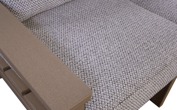 Outdoor CushionedSofa - Weatherwood & Tropicana Granite