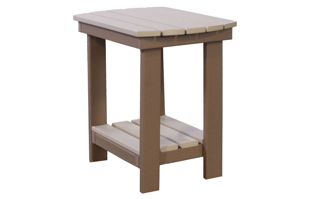 Outdoor End Table - Sand & Weatherwood
