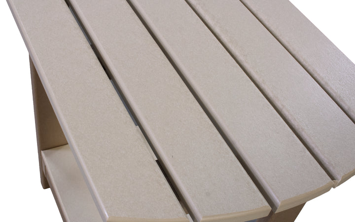 Outdoor End Table - Sand & Weatherwood