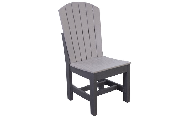 Outdoor Dining Chair - Light Grey & Charcoal