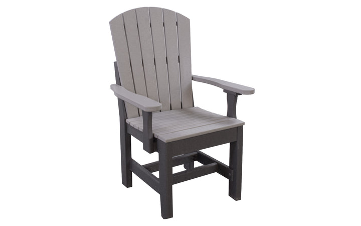 Outdoor Dining Chair - Light Grey & Charcoal