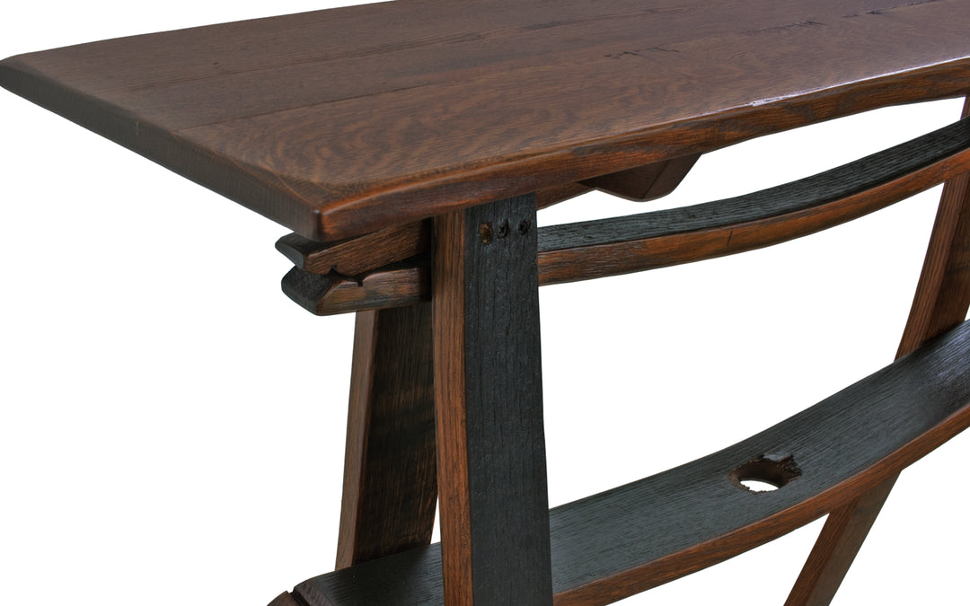 Barrel Sofa Table