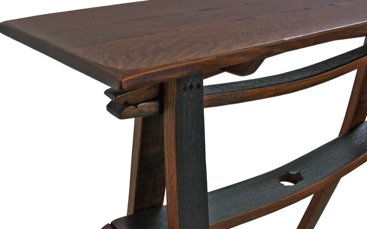 Barrel Sofa Table