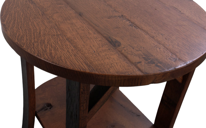 Barrel End Table