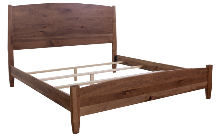 Rustic Hickory King Bed