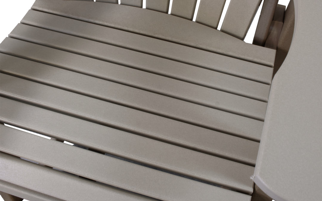 3 Piece Balcony Set - Weatherwood & Sand