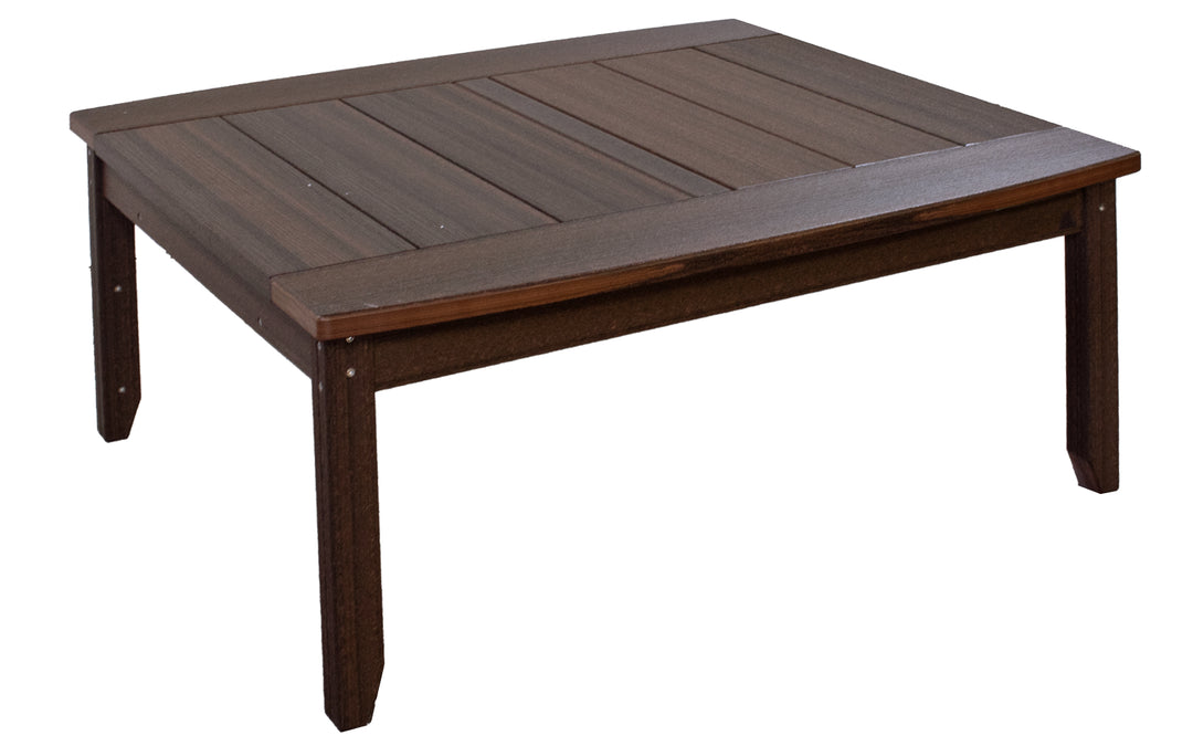 Outdoor Polywood Coffee Table - Brazil Walnut