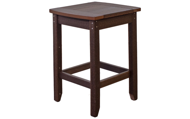 Outdoor Polywood End Table - Brazil Walnut