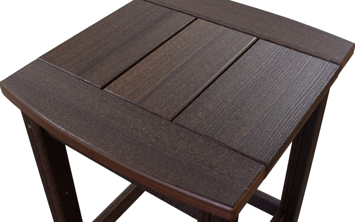 Outdoor Polywood End Table - Brazil Walnut