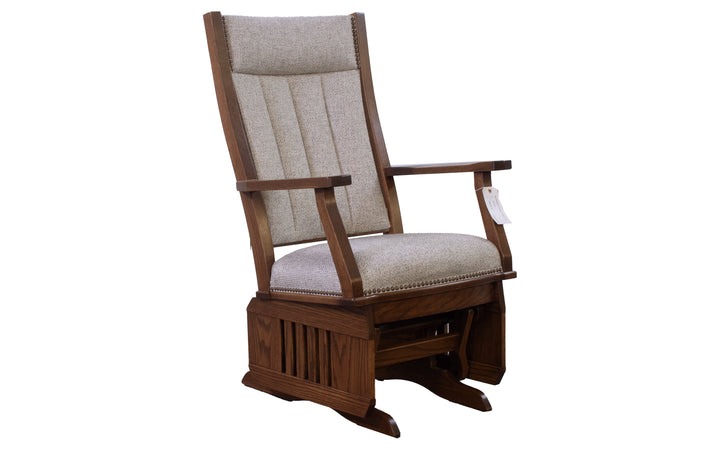 Oak & Fabric Glider