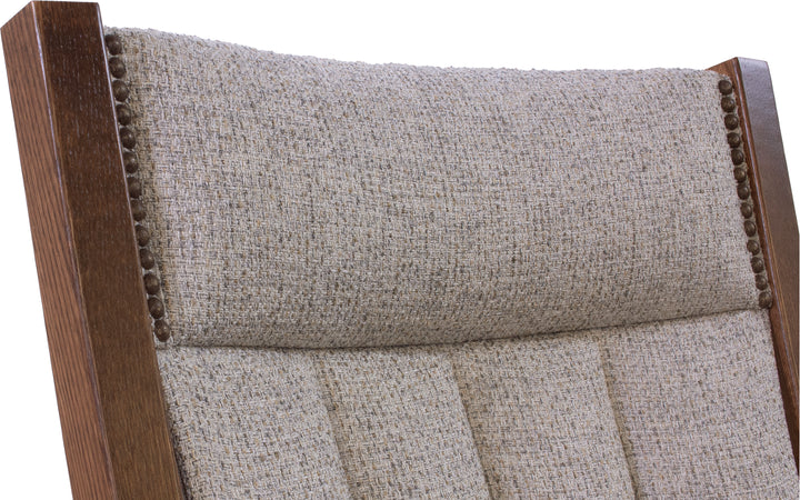 Oak & Fabric Glider