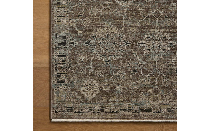 Loloi Briar Collection Bark & Lagoon 7.10 x 10 Area Rug
