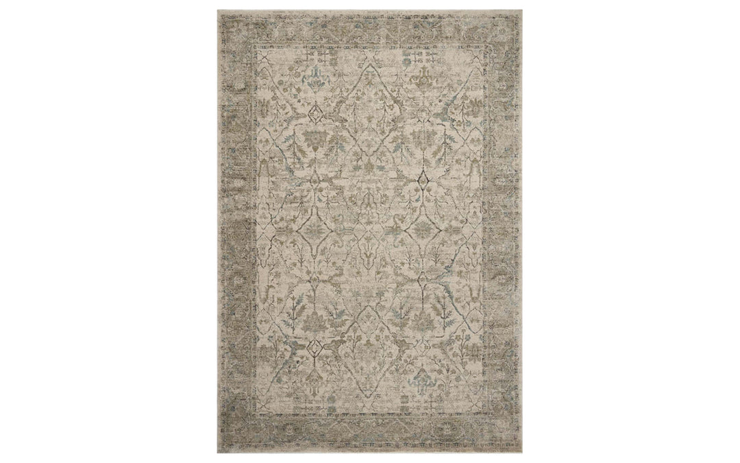 Loloi Briar Collection Ivory & Sage 7.10 X10 Area Rug