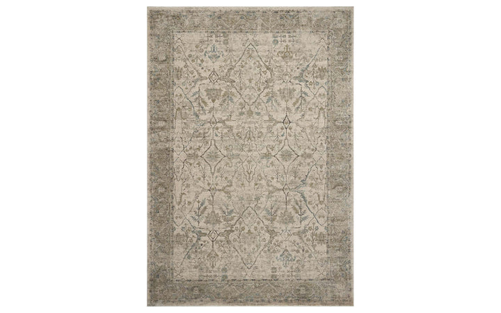 Loloi Briar Collection Ivory & Sage 7.10 X10 Area Rug