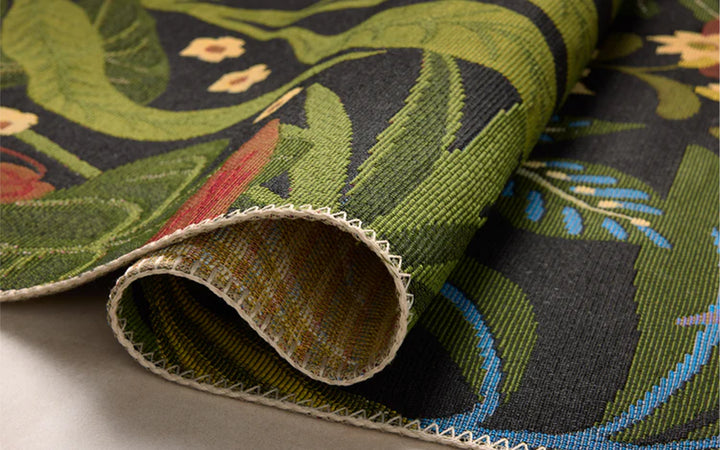 Loloi Botanical Collection Onyx & Multi 5.3 x 7.8 Indoor/Outdoor Area Rug
