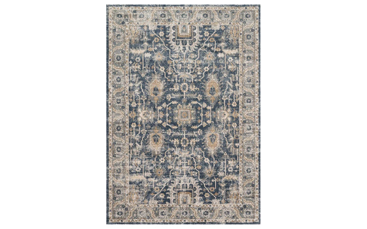 Loloi Teagan Collection Denim & Pebble 7.11 x 10.6 Area Rug