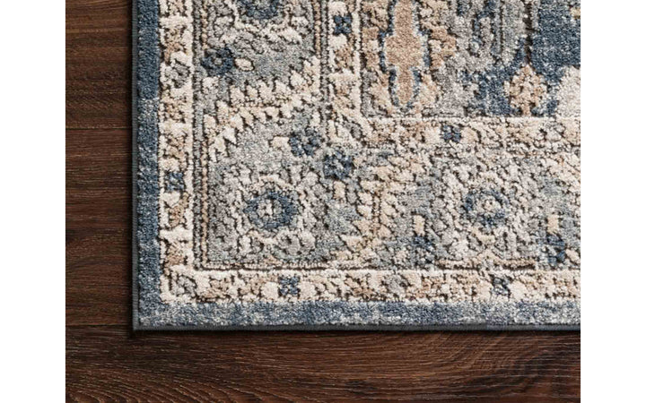 Loloi Teagan Collection Denim & Pebble 7.11 x 10.6 Area Rug