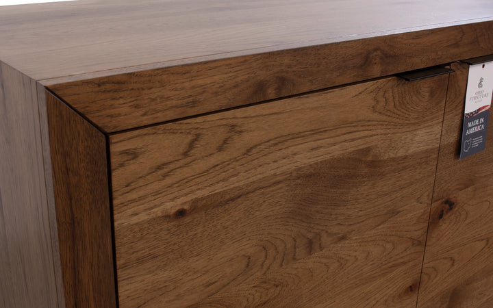 Rustic Hickory Credenza