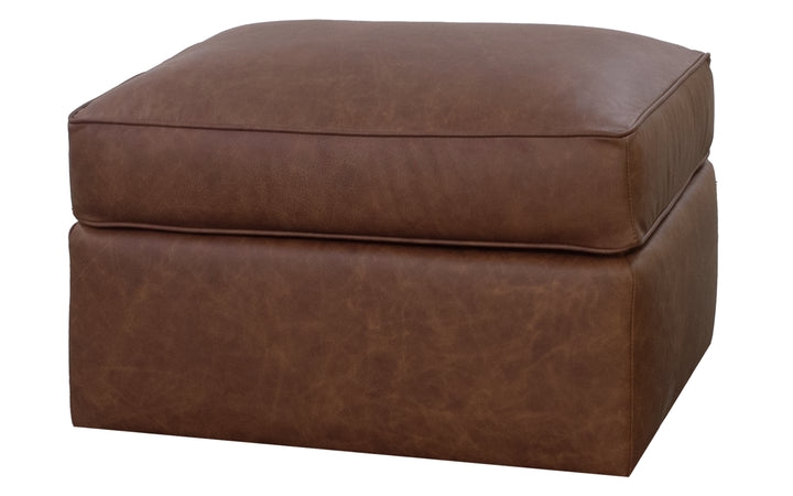 Stone & Leigh Leather Leigh Ottoman