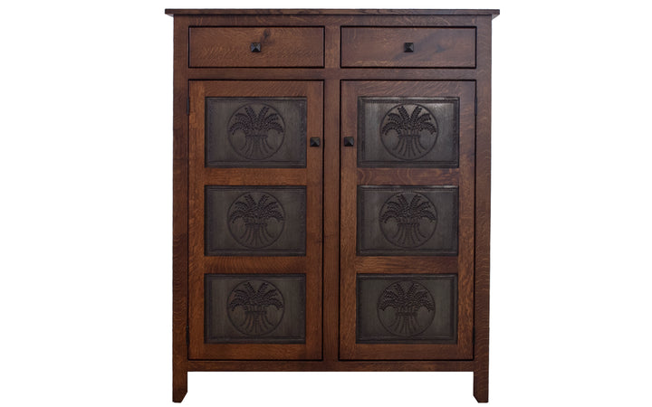 Rustic Quartersawn White Oak Pie Safe