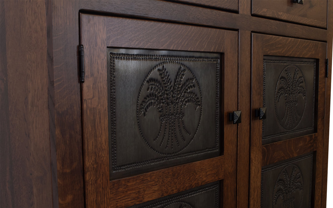 Rustic Quartersawn White Oak Pie Safe