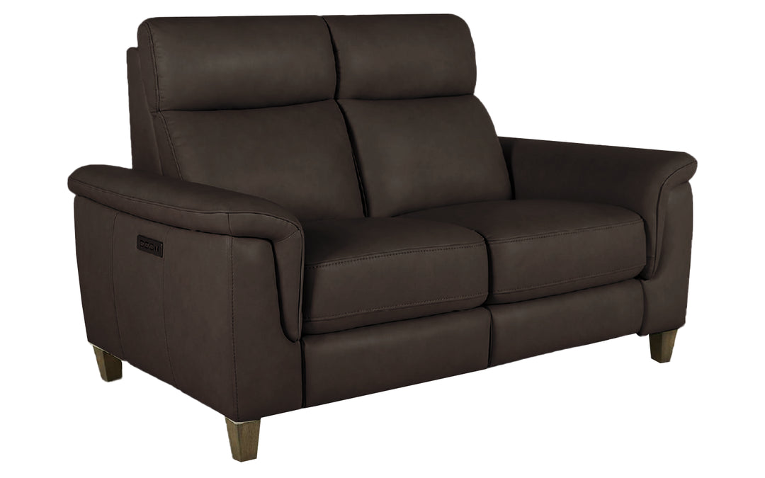 InMotion Leather Pierce Power Reclining Loveseat