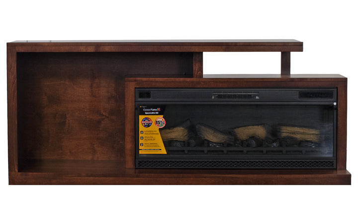 Brown Maple Fireplace