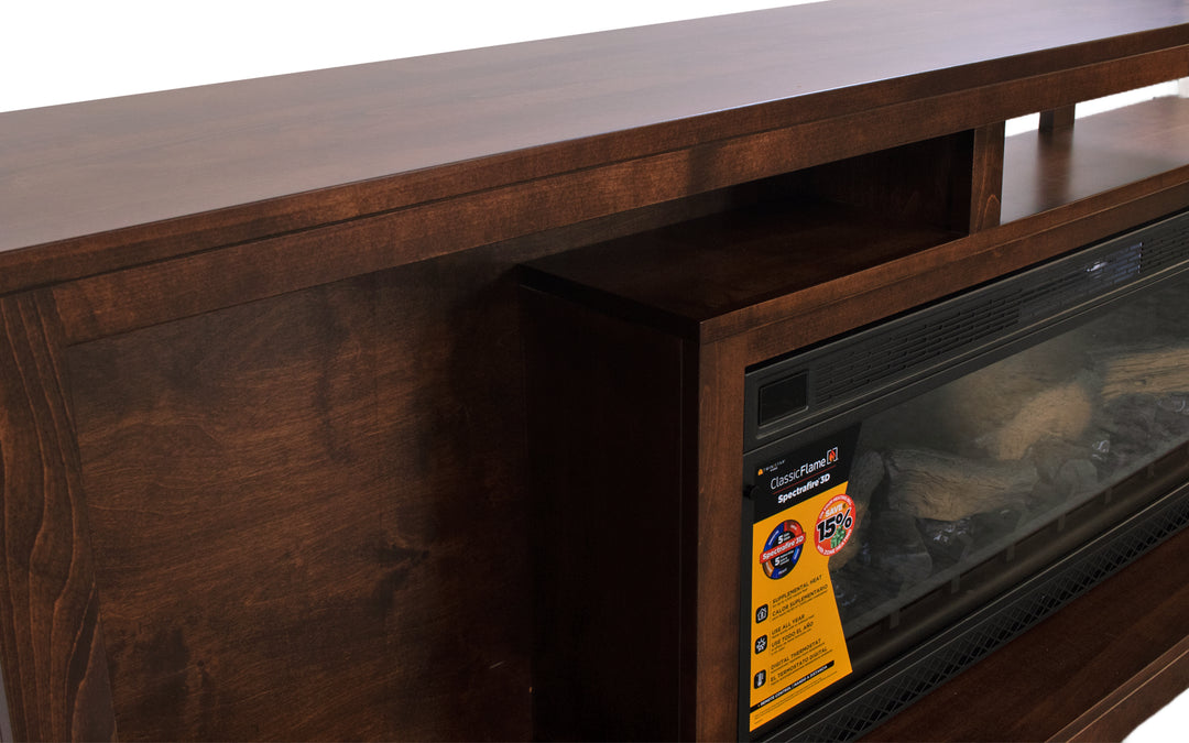 Brown Maple Fireplace