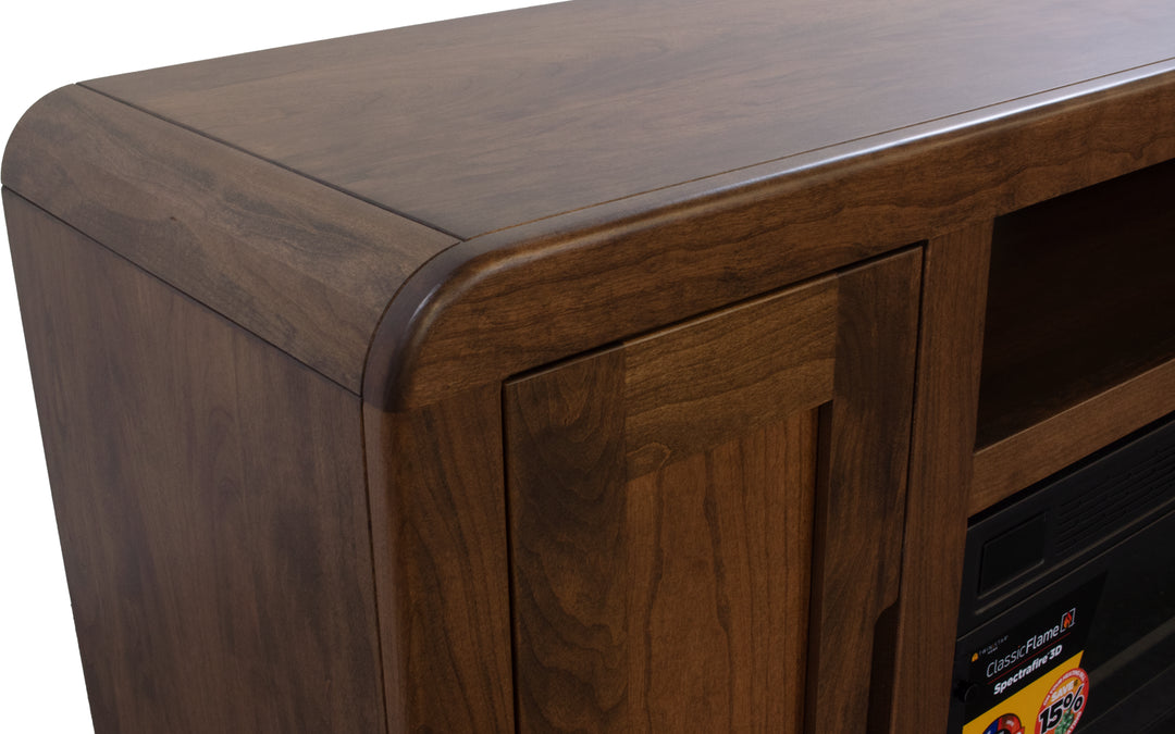 Sap Cherry Fireplace Console