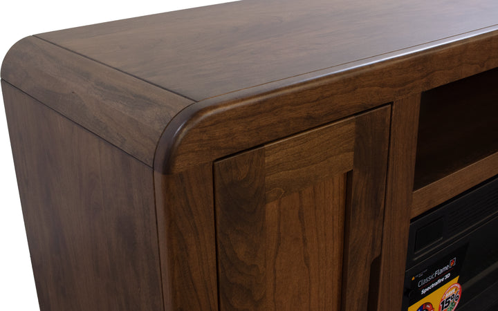 Sap Cherry Fireplace Console