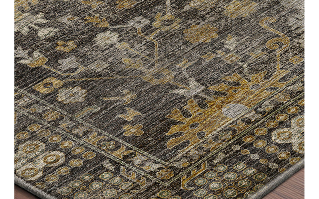 Dalyn Aristo Collection Charcoal 8 x 8 Round Area Rug