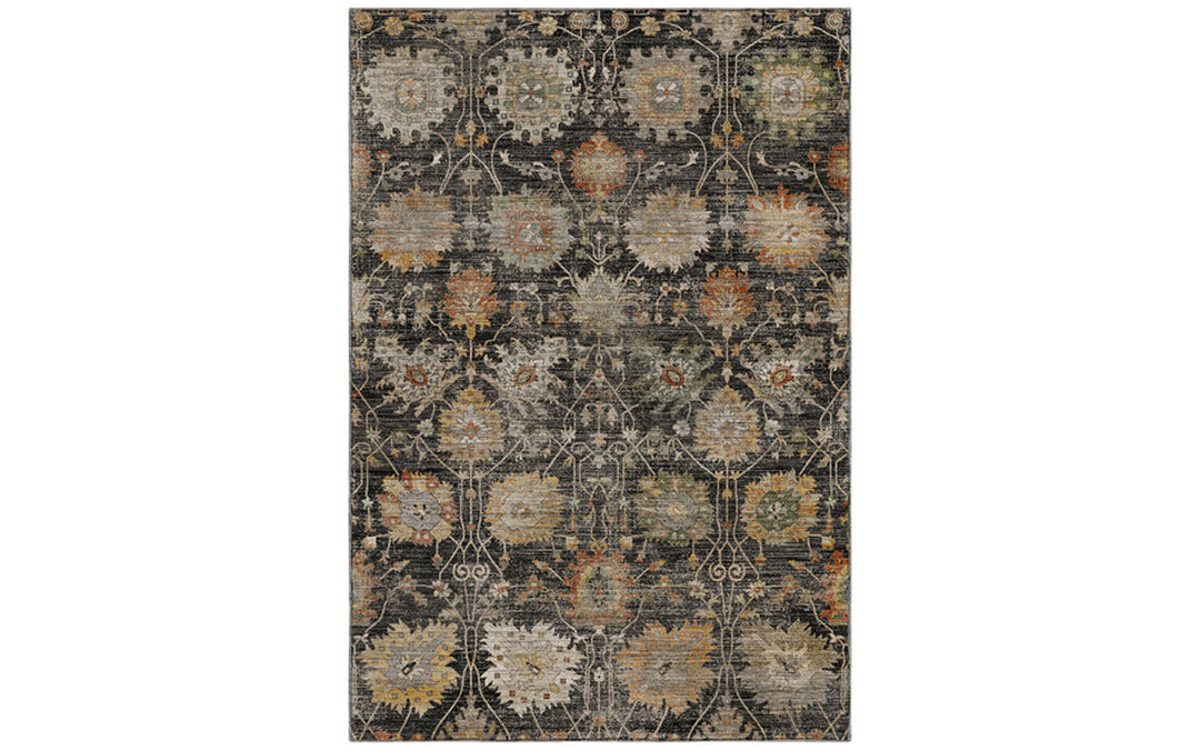 Dalyn Aristo Collection Black 8 x 10 Area Rug