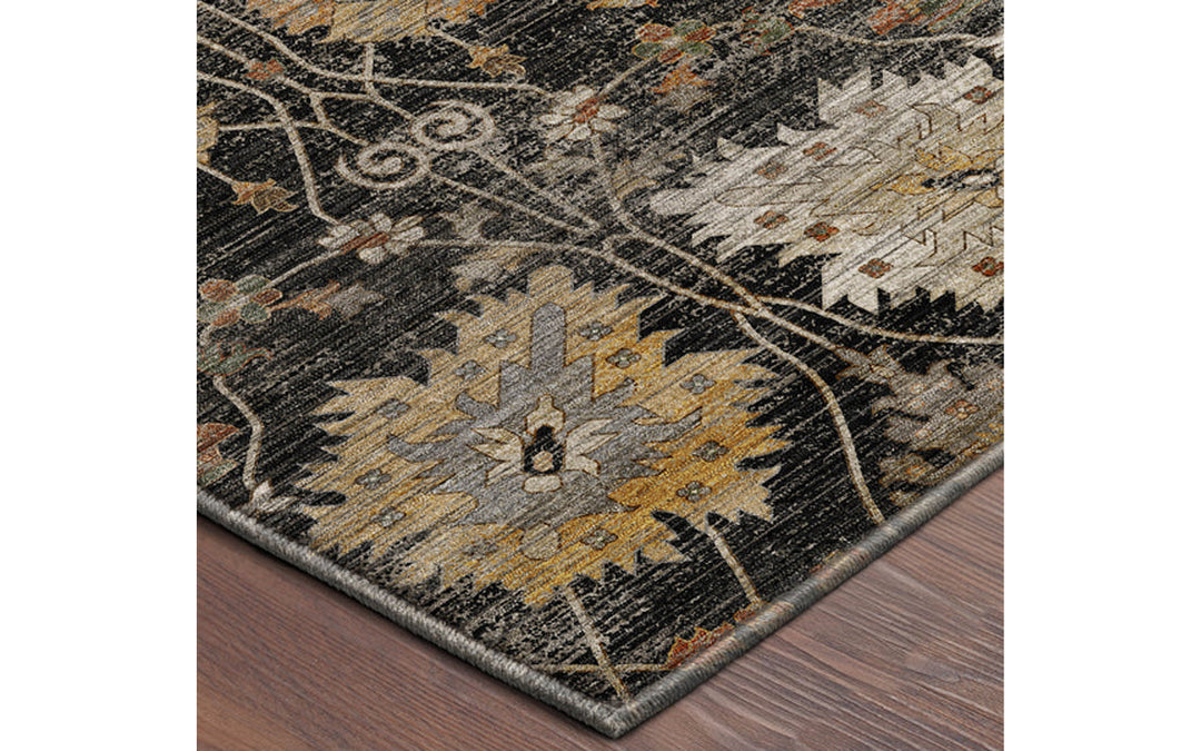 Dalyn Aristo Collection Black 8 x 10 Area Rug
