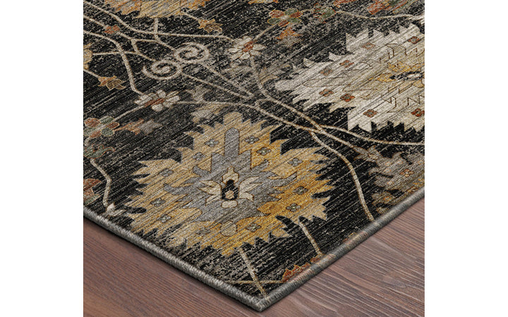 Dalyn Aristo Collection Black 8 x 10 Area Rug