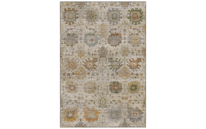 Dalyn Aristo Collection Ivory 6.6 x 9.9 Area Rug