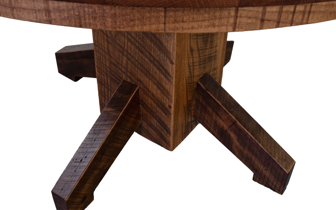 Reclaimed Oak Round Dining Table