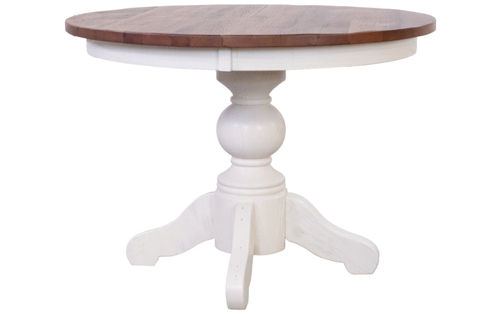 Reclaimed 2 tone Round Dining Table