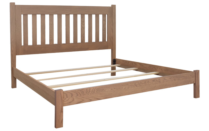 Oak King Bed