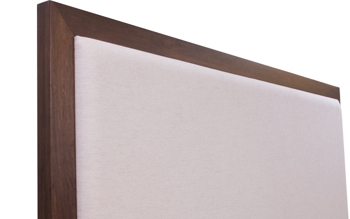 Sap Cherry & Upholstered King Bed