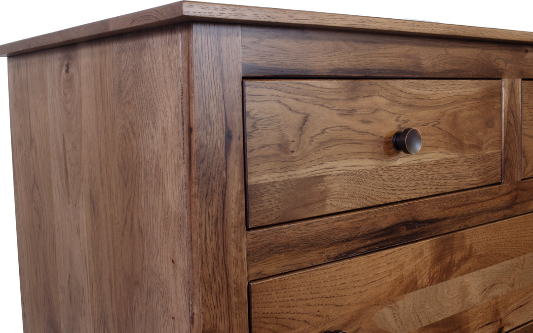 Rustic Hickory Dresser