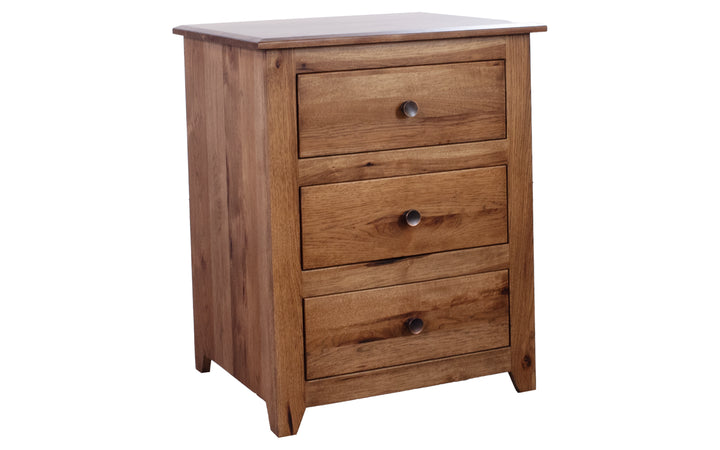 Rustic Hickory Nightstand