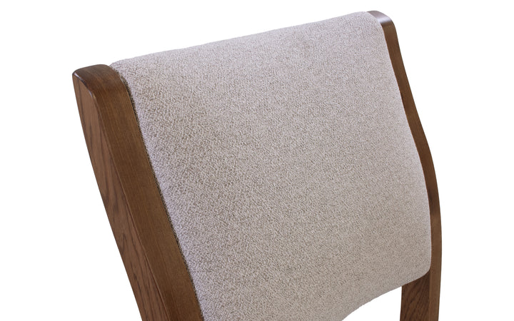 Hickory & Upholstered Dining Chair