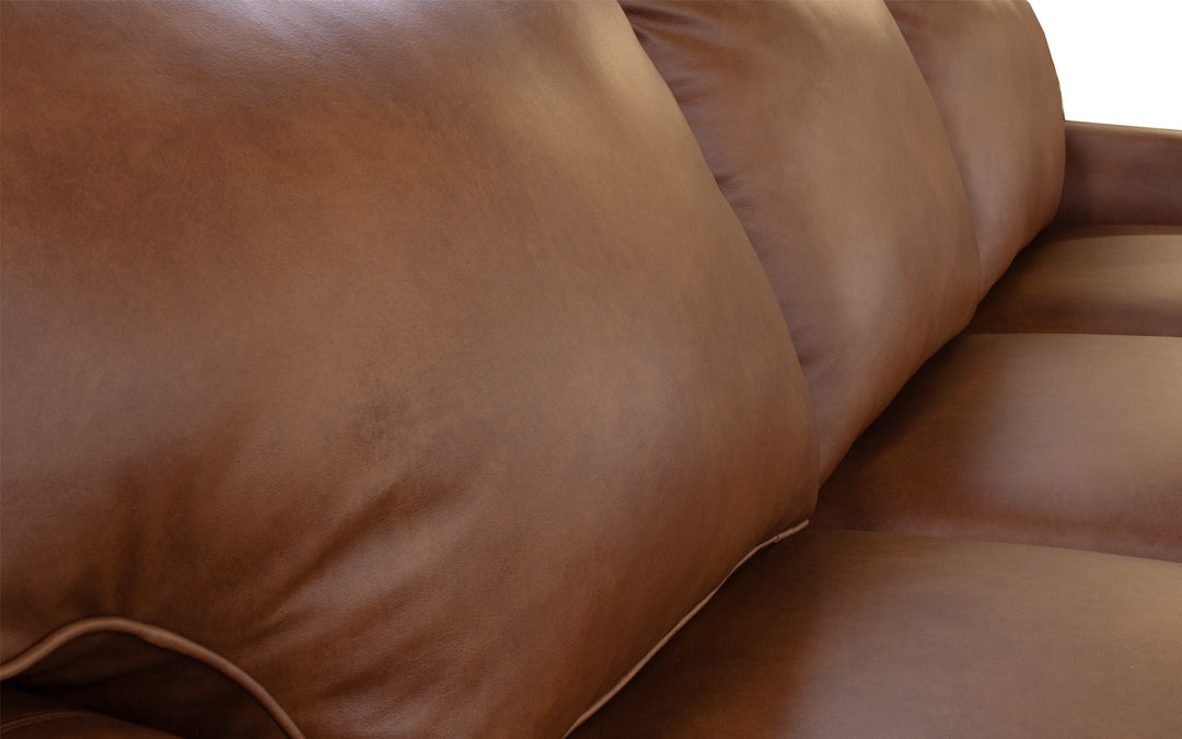 Leather Smith Brothers Sofa