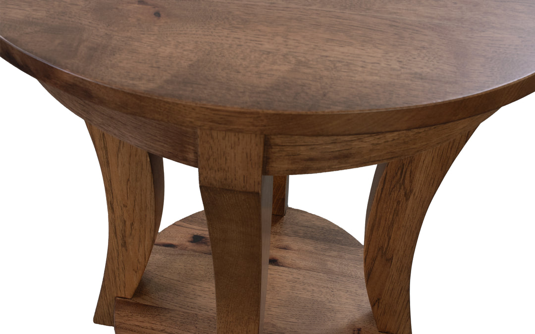 Rustic Hickory End Table