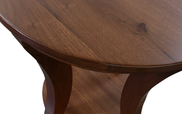 Rustic Walnut End Table