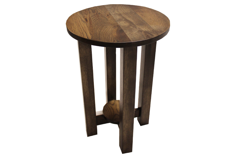 Rustic Hickory End Table